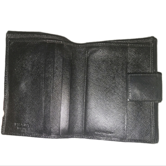 Authentic Prada Black Leather Wallet - Picture 3 of 7